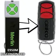 Merlin Chamberlain E950M Garage Door Remote Control Suits MR850EVO x1