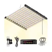 SZHLUX 800W LED Grow Light 7×7ft with Timer and Temp Control, Full Spectrum