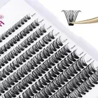 Fadlash DIY Lash Extension Individual Lashes Cluster C D Curl Eyelash Eyelashes