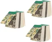 3pcs 1 DIY Craft Scrapbooking Papers of Plant Decorative Background Paper Multi for Journal Notebook DIY Projects