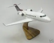 Challenger 604 Intercontinental Airplane Desktop Wood Model Regular Free Ship