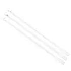 3Pcs 17" Blinds Wand Replacement, Blinds Tilt Wand with Hook and Grip, Silver