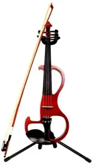 EVN-200RD 4/4 Electric Silent Violin Set with Case, Cutaway, with outfit