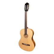 Martinez 'Slim Jim' Full Size Student Classical Guitar with Built In Tuner (Spruce/Rosewood)