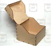 Laser Cut MDF, Recipe, Index, Card Flip Top Box, Base, Blank, Craft, Canvas, Dec