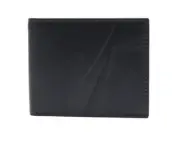 Nautica Men RFID Data Protection Genuine Leather Bifold Wallet Passcase (One siz