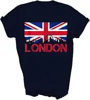 [Generic] London Skyline UK United Kingdom Union Jack England Souvenir Gift Unisex Shirt Women Men