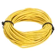 UL1007 20AWG Gauge Stranded Hook-Up Wire PVC Tinned Copper Wire 7.5m/25ft Yellow