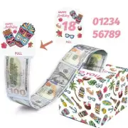 Paper Birthday Money Box with Pull Out Money Gift Boxes Birthday