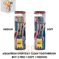 在飛比找蝦皮購物優惠-Aquafresh 日常清潔牙刷買2送1(軟/中)