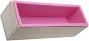 HOODANCOS 1 Set Soap Molds Drip Mold Soap Dispenser Hand Soap Liquid Soap Refill Soap Making Supplies Marble Soap Dish Soap Bar Holder Soap Making Kit Homemade DIY Soap Mold Pour Pink Wooden