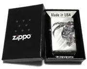ZIPPO GARO GARO Yinga Extinction oil lighter silver with black insert silver