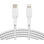 Belkin Boost Charge USB-C to Lightning Braided Cable 2m - White
