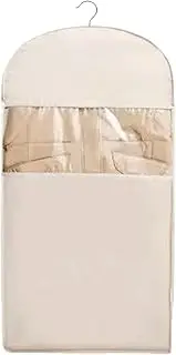 [Generic] Garment Storage Bags, Self-Compression Dustproof Clothes Storage Bag, Reusable Zippered Protector Organizer for Outerwear Travel Dress Home Trousers Coats Recital Jackets Wedding