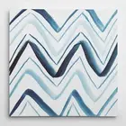 Wexford Home Bold Blue II Gallery Wrapped Canvas Wall Art, 16x16