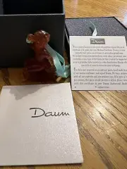 daum pate de verre figurines