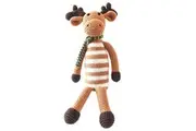 Organic Cotton Baby Rattle - Moose