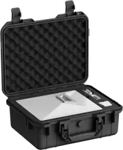 Starlink Mini Waterproof Hard Case with Pre-Cut Foam for Travel (Black)