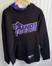 And1 Mens Black And Purple Basketball Hoodie XL New Sweatshirt Athletic Sport