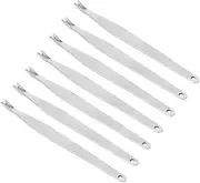 FOMIYES 40pcs Professional Manicure Tools Set Stainless Steel Dead Skin Forks Cuticle Trimmers for Home Salon