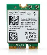 Killer Series for Intel AX1690i WiFi 6E Gaming Adapter Upgrade | CNVio2 M.2