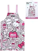 CHEFMADE KT7037 Hello Kitty Camouflage Pure Cotton Apron, White
