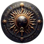 Aten Ancient Egyptian God Sun Disk 3" Egyptology Myth Legend Ancient Decal