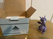 DRAGON-SUMMIT COLLECTION, PURPLE AND PINK BABY DRAGON, TAG #491