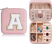 [Generic] Travel Jewelry Case - Compact Mini Jewelry Holder for Women, Girls | Birthday & Gifts, Jewelry Organizer for Girlfriend, Friends