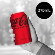 Coca-Cola Zero Sugar Soft Drink Multipack Cans 36 x 375mL