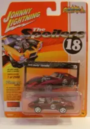1975 '75 CHEVY CHEVROLET CORVETTE RED THE SPOILERS 18 JOHNNY LIGHTNING DIECAST