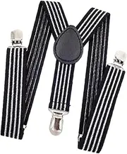 [Colaxi] Kids Suspenders Tuxedo Suspenders Y Back Shoulder Straps Pants Suspender Y Shape Adjustable Braces for Boys, Girls, Cosplay