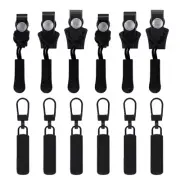 12 Pcs Quick Instants Zippers Pullers Zippers Replacement Set Zips Repair Set