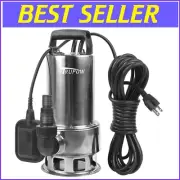 High-Performance Clean & Dirty Water Pump - 1.5HP Stainless Steel Design