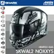 [安信騎士] SHARK SKWAL2 彩繪 NOXXYS 消光黑銀 全罩 安全帽 HE4955 KAS