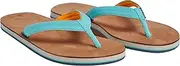 [Hari Mari] Scouts- Women’s Nubuck Leather Flip Flops With Nylon Webbing Strap- No Break Ins, Firm Arch Support, and Beveled Edge to Reduce Tripping