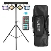 DJ Light System Set With Tripod And Remote Control LED PAR Derby Light w/Bag