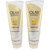 Olay Bodyscience Brightening & Care Crème Body Lotion Niacinamide + Lot of 2