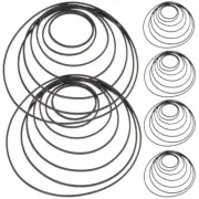 50 Pcs Logger Player CD Drive Belts Tape Recorder Square Rubber Cassette