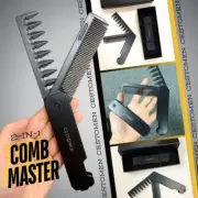 2 In 1 Foldable Comb Anti Static Beard Hair Travel Pocket Comb Brush men Barber