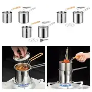 Multipurpose Deep Fryer Pot with Basket Kitchen Frying Basket Deep Fryers Frying