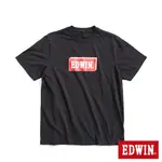 EDWIN 網路獨家 精裝書本LOGO短袖T恤(黑色)-男款