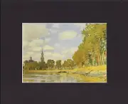 8X10" Matted Print Art Picture Painting Claude Monet: Zaandam, 1871