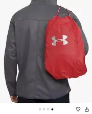 Under Armour UA Undeniable Sackpack Drawstring Backpack Red 1342663(600)