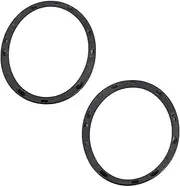 CLZCNQLX 2Pcs Gloss Black Headlight Ring Bezel Trim Surround Cover Compatible for Mini Cooper F55 F56 F57 51137300632 2014+