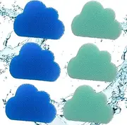Pet Hair Remover for Laundry, 6PCS Reusable Lint Remover for Pet Hair Catcher, Effective Pet Hair Catcher for Washing Machine,Blue&Green