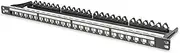 DIGITUS Modular Patch Panel Black Black 24-Port