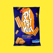 Pitsinia Greek Gammon Flavored Maize Snack, 2 x 110 g (3.88 oz), Free Shipping