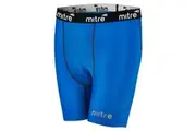 Mitre Neutron Compression Shorts Size XS Men Sports Activewear Gym Tights Royal