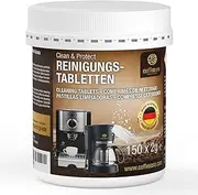 [Coffeeano] 150 Cleaning Tablets for Fully Automatic Coffee Machines and Coffee Machines Cleaning Tablets for Delonghi, Siemens, EQ Series, Jura, Krups, Bosch, Miele, Melitta, WMF and much more